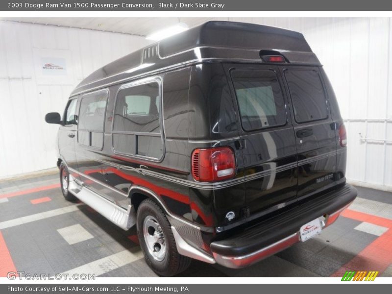 Black / Dark Slate Gray 2003 Dodge Ram Van 1500 Passenger Conversion