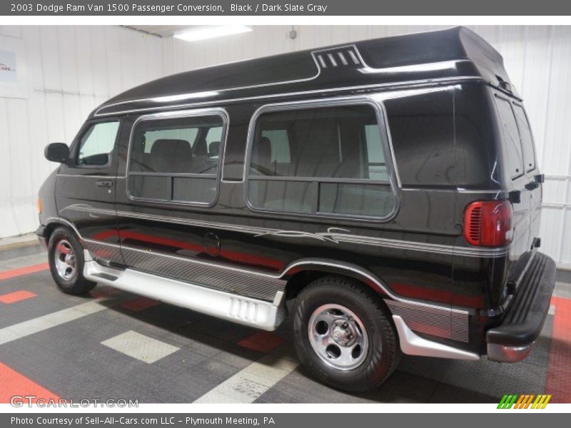 Black / Dark Slate Gray 2003 Dodge Ram Van 1500 Passenger Conversion