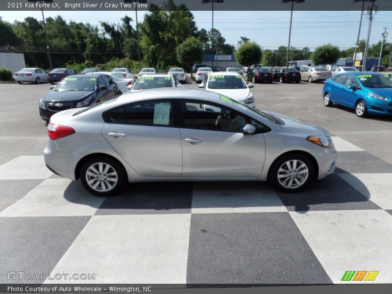 Bright Silver / Gray Two Tone 2015 Kia Forte LX