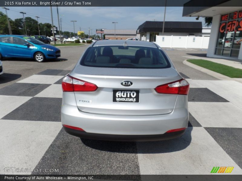 Bright Silver / Gray Two Tone 2015 Kia Forte LX