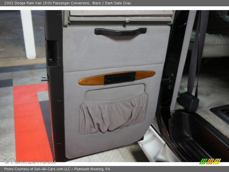 Black / Dark Slate Gray 2003 Dodge Ram Van 1500 Passenger Conversion