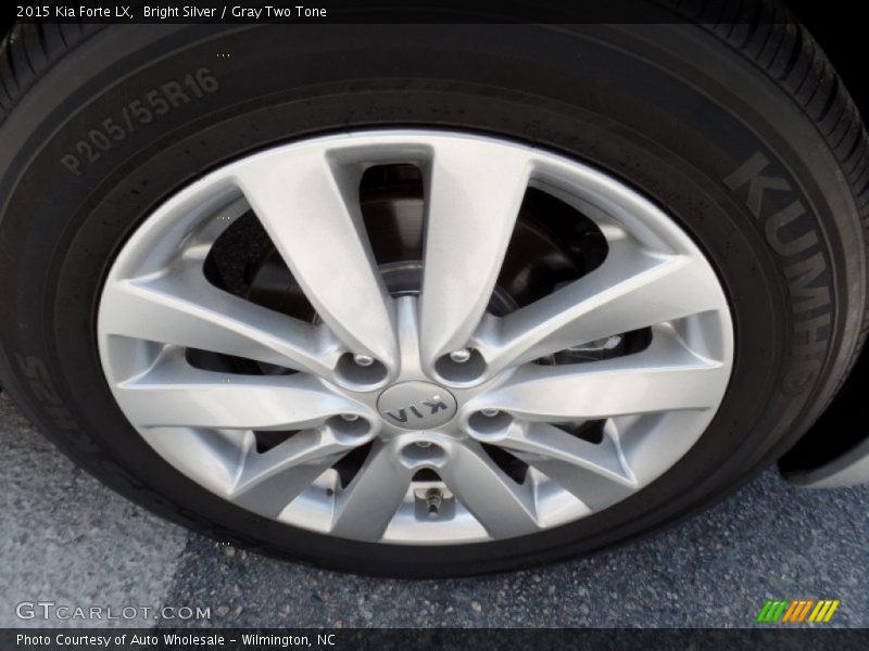 Bright Silver / Gray Two Tone 2015 Kia Forte LX