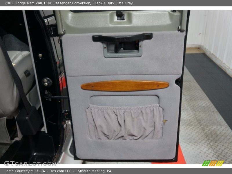 Black / Dark Slate Gray 2003 Dodge Ram Van 1500 Passenger Conversion