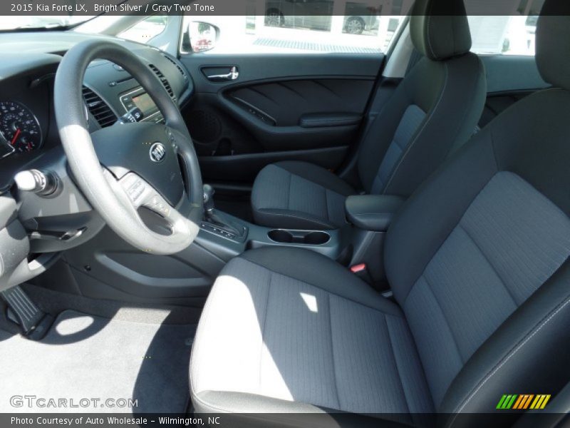 Bright Silver / Gray Two Tone 2015 Kia Forte LX