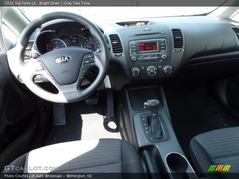 Bright Silver / Gray Two Tone 2015 Kia Forte LX