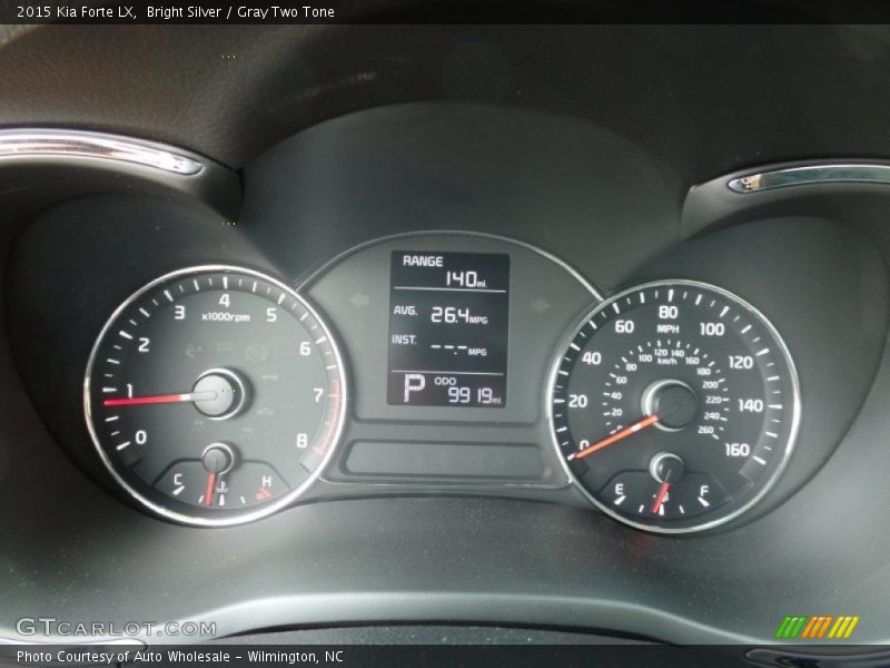 Bright Silver / Gray Two Tone 2015 Kia Forte LX