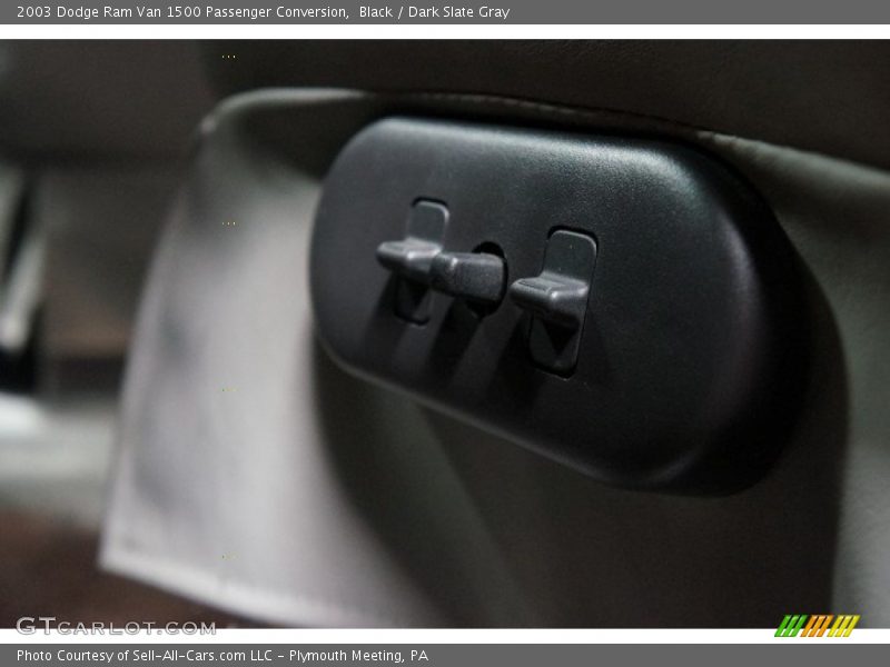 Black / Dark Slate Gray 2003 Dodge Ram Van 1500 Passenger Conversion