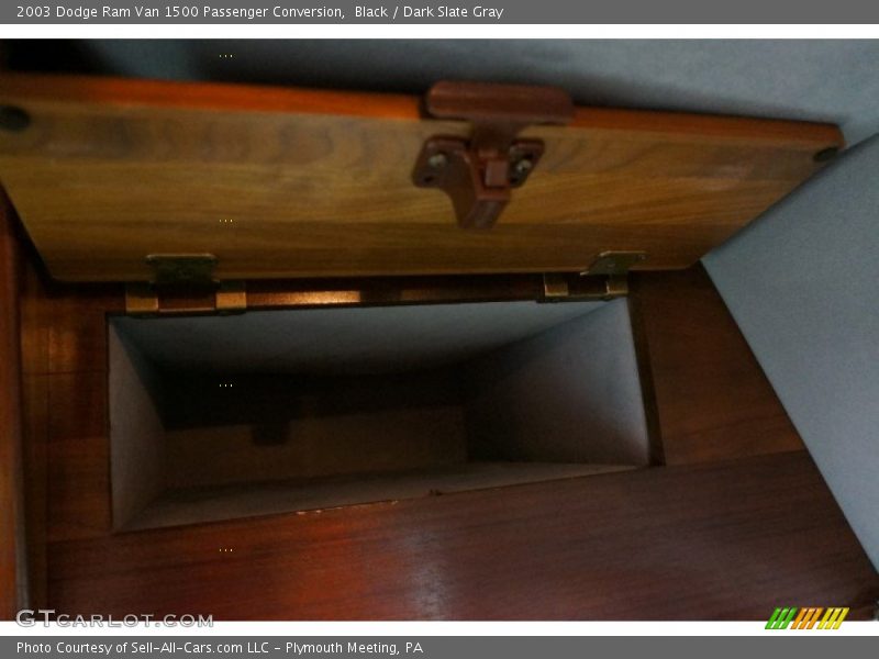 Black / Dark Slate Gray 2003 Dodge Ram Van 1500 Passenger Conversion