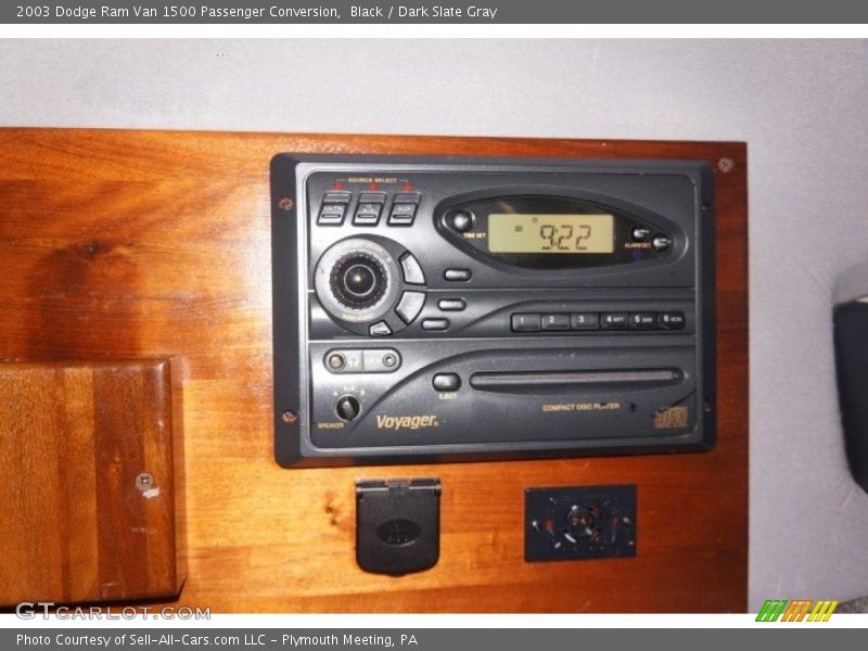 Black / Dark Slate Gray 2003 Dodge Ram Van 1500 Passenger Conversion