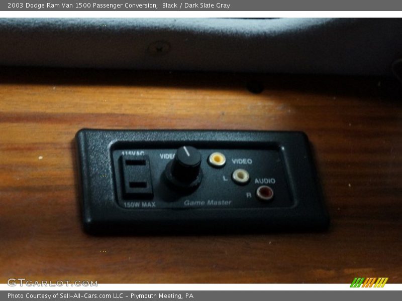 Black / Dark Slate Gray 2003 Dodge Ram Van 1500 Passenger Conversion