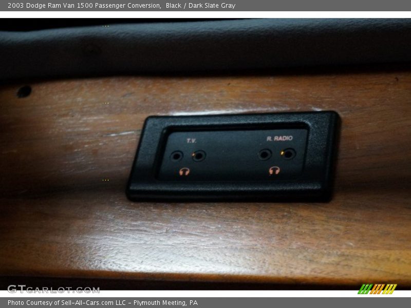 Black / Dark Slate Gray 2003 Dodge Ram Van 1500 Passenger Conversion