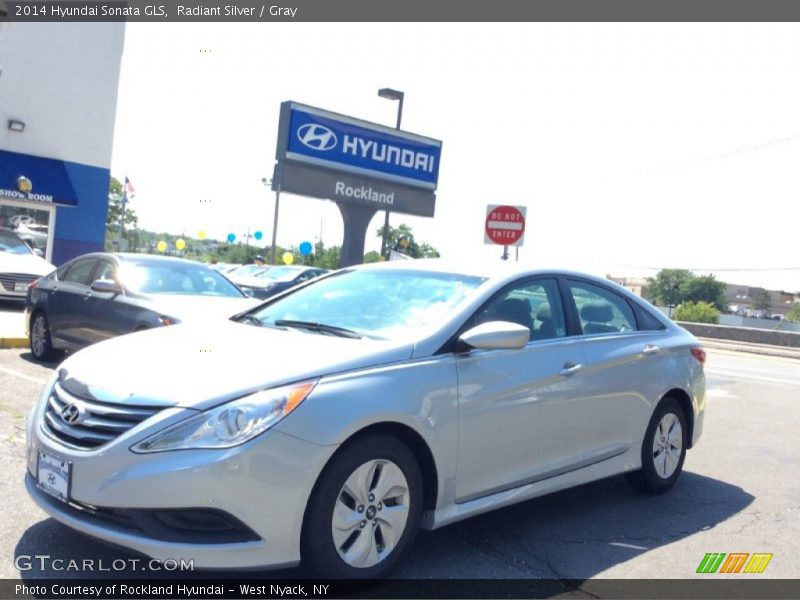 Radiant Silver / Gray 2014 Hyundai Sonata GLS