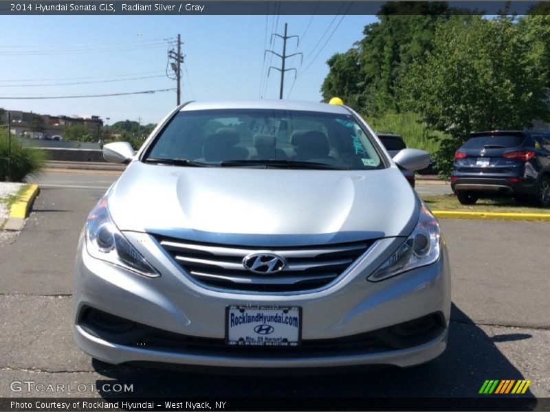 Radiant Silver / Gray 2014 Hyundai Sonata GLS