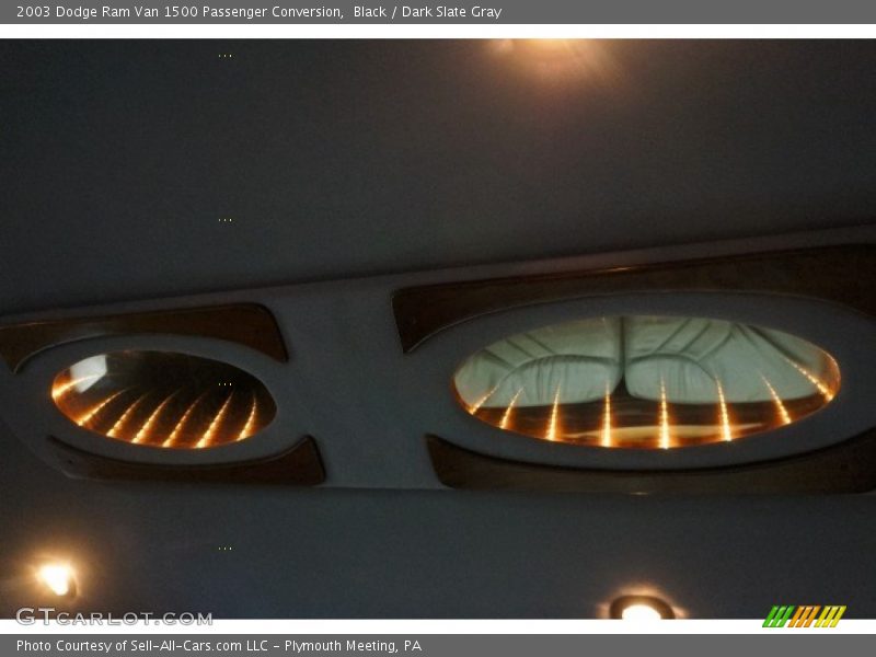 Black / Dark Slate Gray 2003 Dodge Ram Van 1500 Passenger Conversion