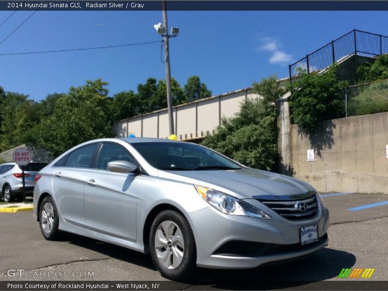 Radiant Silver / Gray 2014 Hyundai Sonata GLS