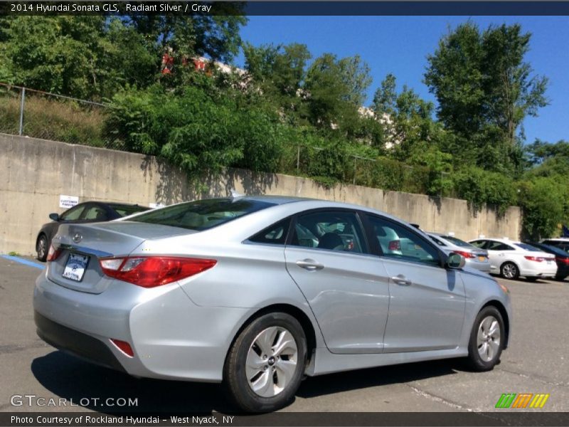 Radiant Silver / Gray 2014 Hyundai Sonata GLS
