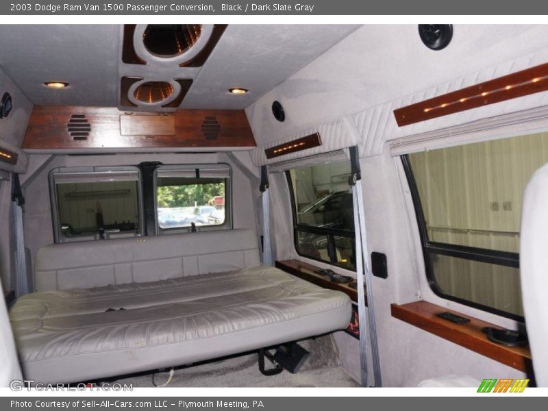 Black / Dark Slate Gray 2003 Dodge Ram Van 1500 Passenger Conversion