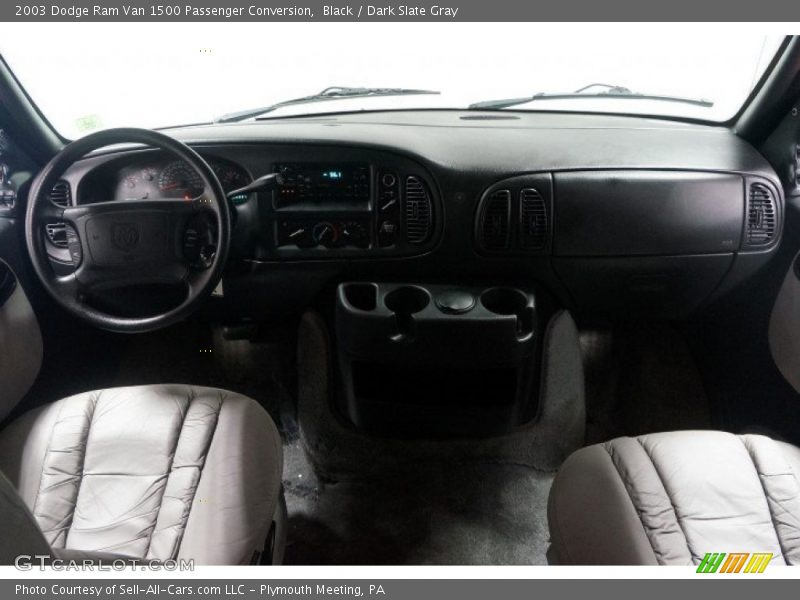Black / Dark Slate Gray 2003 Dodge Ram Van 1500 Passenger Conversion