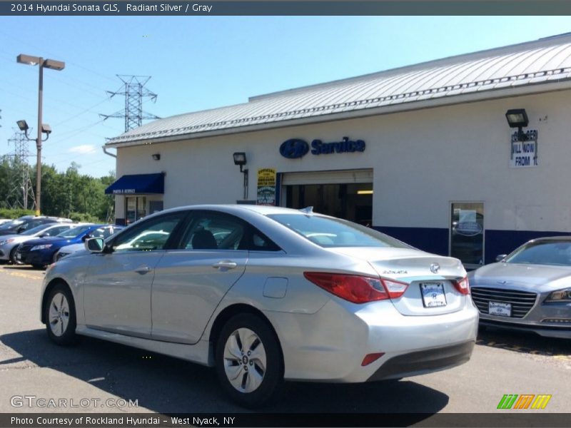 Radiant Silver / Gray 2014 Hyundai Sonata GLS