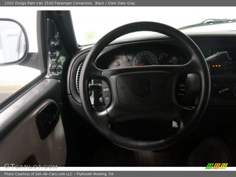 Black / Dark Slate Gray 2003 Dodge Ram Van 1500 Passenger Conversion