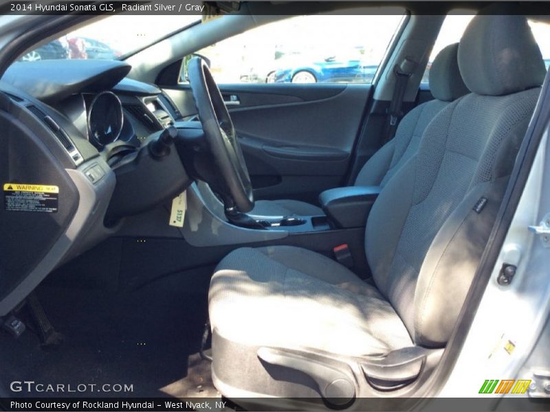 Radiant Silver / Gray 2014 Hyundai Sonata GLS