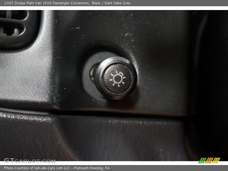 Black / Dark Slate Gray 2003 Dodge Ram Van 1500 Passenger Conversion