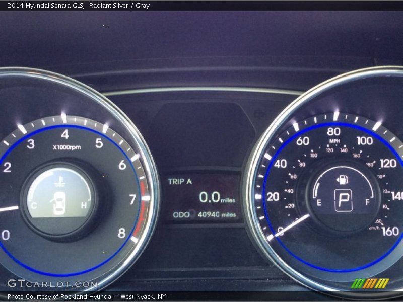 Radiant Silver / Gray 2014 Hyundai Sonata GLS