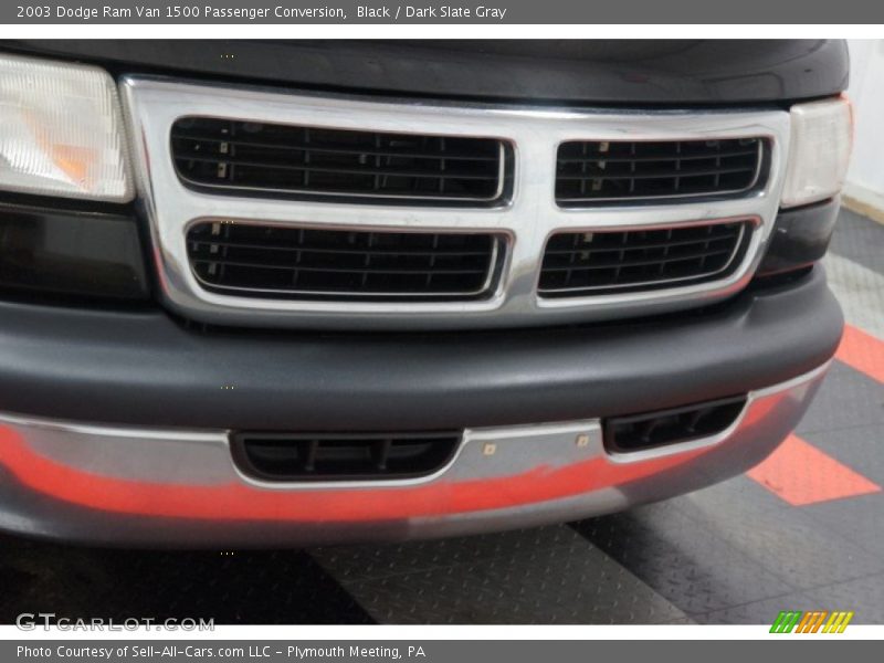 Black / Dark Slate Gray 2003 Dodge Ram Van 1500 Passenger Conversion