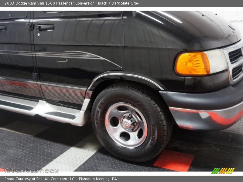 Black / Dark Slate Gray 2003 Dodge Ram Van 1500 Passenger Conversion