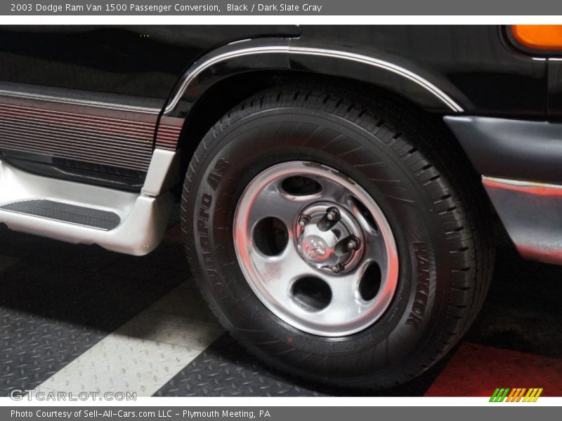 Black / Dark Slate Gray 2003 Dodge Ram Van 1500 Passenger Conversion
