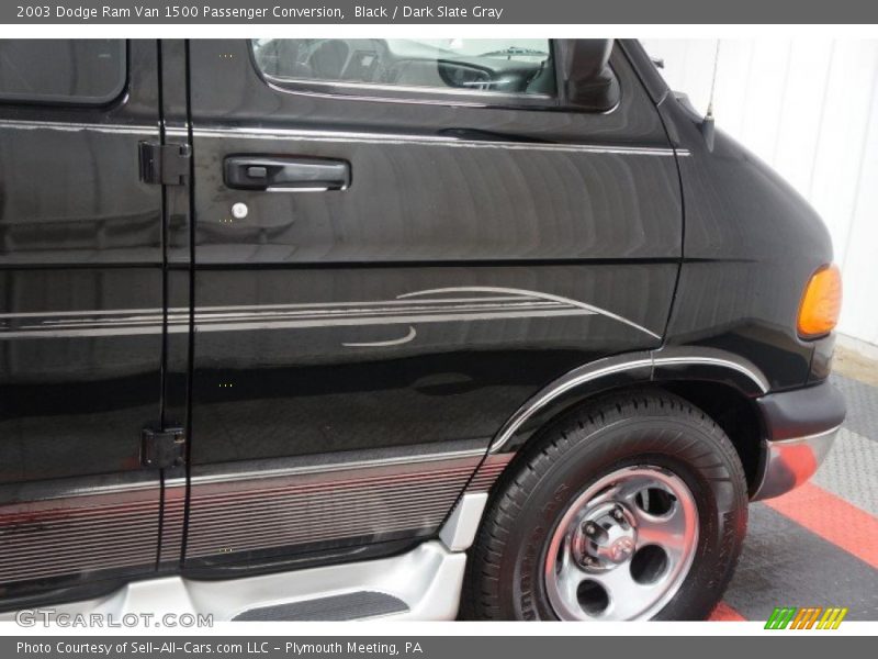 Black / Dark Slate Gray 2003 Dodge Ram Van 1500 Passenger Conversion