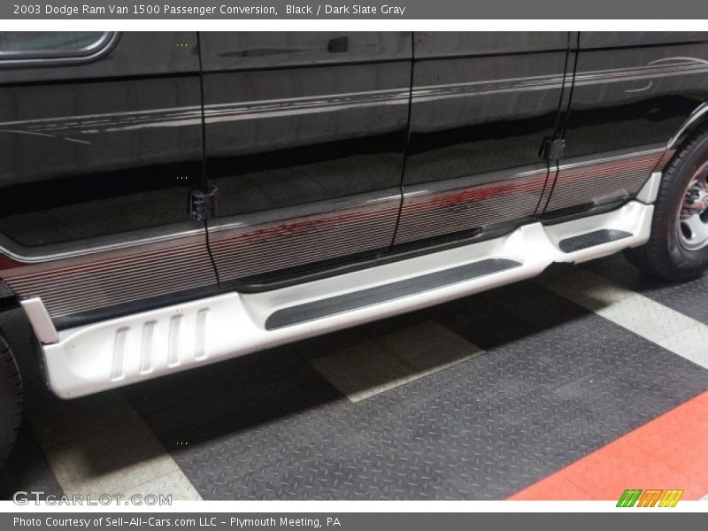 Black / Dark Slate Gray 2003 Dodge Ram Van 1500 Passenger Conversion