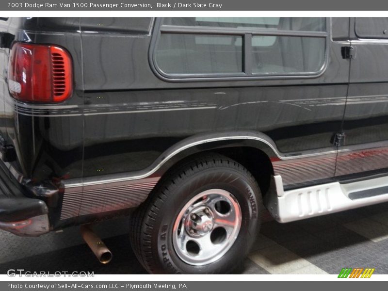 Black / Dark Slate Gray 2003 Dodge Ram Van 1500 Passenger Conversion