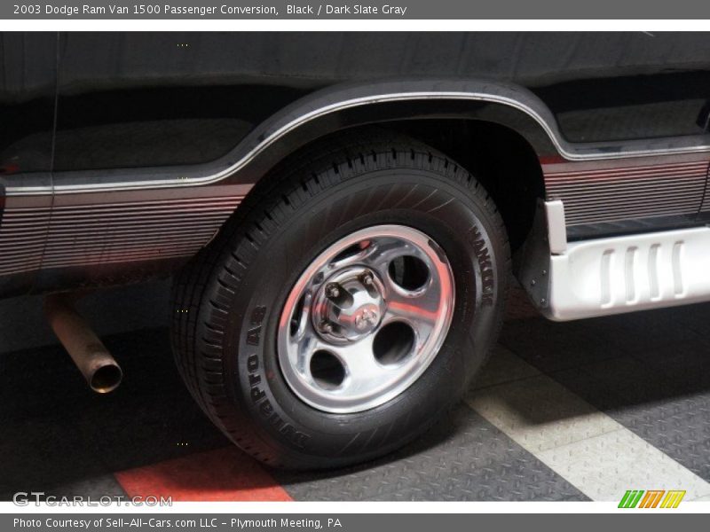 Black / Dark Slate Gray 2003 Dodge Ram Van 1500 Passenger Conversion