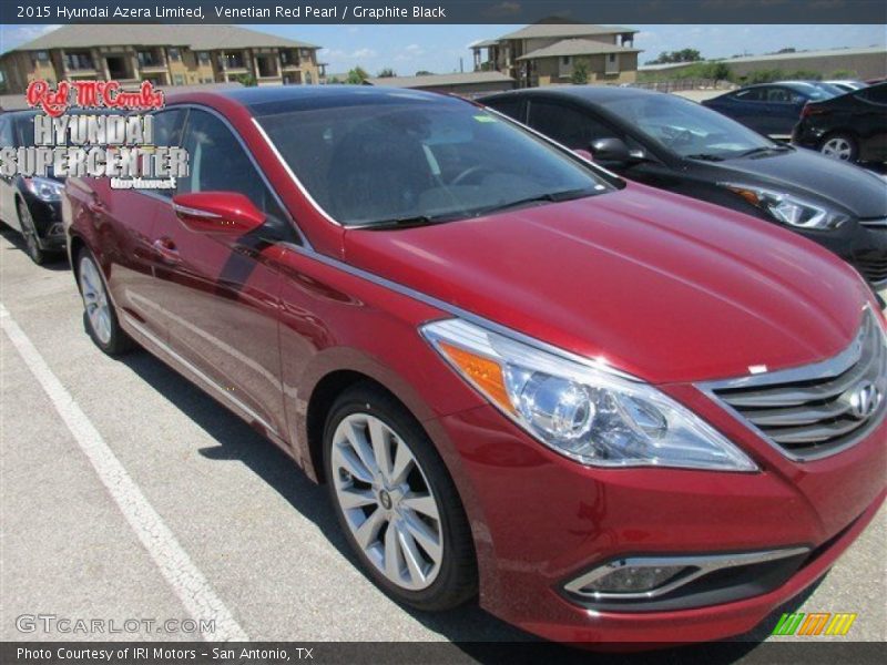 Venetian Red Pearl / Graphite Black 2015 Hyundai Azera Limited