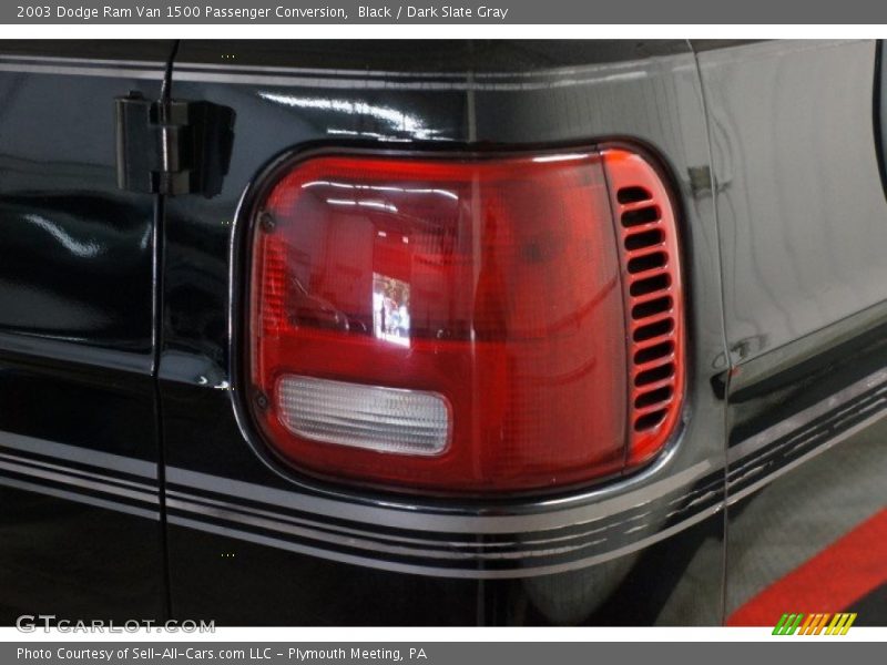 Black / Dark Slate Gray 2003 Dodge Ram Van 1500 Passenger Conversion