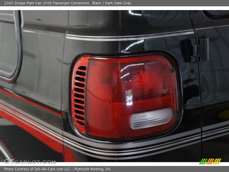 Black / Dark Slate Gray 2003 Dodge Ram Van 1500 Passenger Conversion