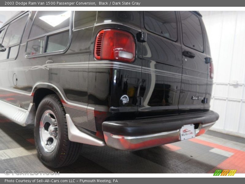 Black / Dark Slate Gray 2003 Dodge Ram Van 1500 Passenger Conversion