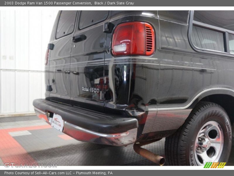 Black / Dark Slate Gray 2003 Dodge Ram Van 1500 Passenger Conversion