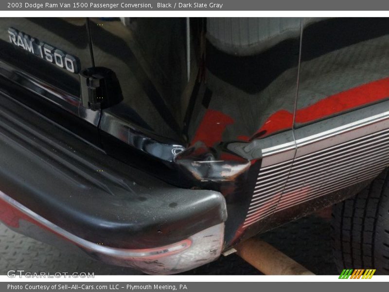 Black / Dark Slate Gray 2003 Dodge Ram Van 1500 Passenger Conversion