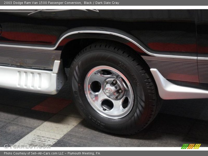Black / Dark Slate Gray 2003 Dodge Ram Van 1500 Passenger Conversion