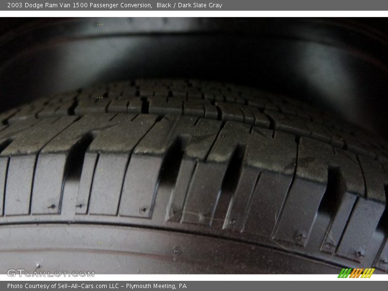 Black / Dark Slate Gray 2003 Dodge Ram Van 1500 Passenger Conversion