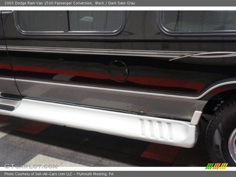 Black / Dark Slate Gray 2003 Dodge Ram Van 1500 Passenger Conversion