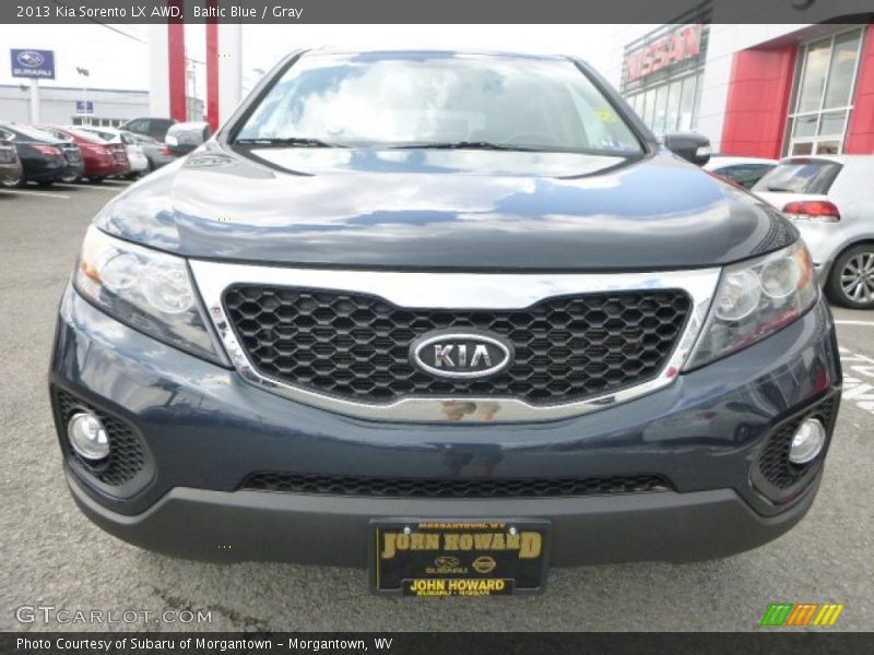 Baltic Blue / Gray 2013 Kia Sorento LX AWD