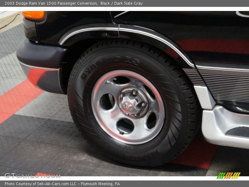 Black / Dark Slate Gray 2003 Dodge Ram Van 1500 Passenger Conversion