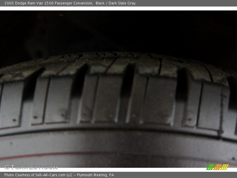 Black / Dark Slate Gray 2003 Dodge Ram Van 1500 Passenger Conversion