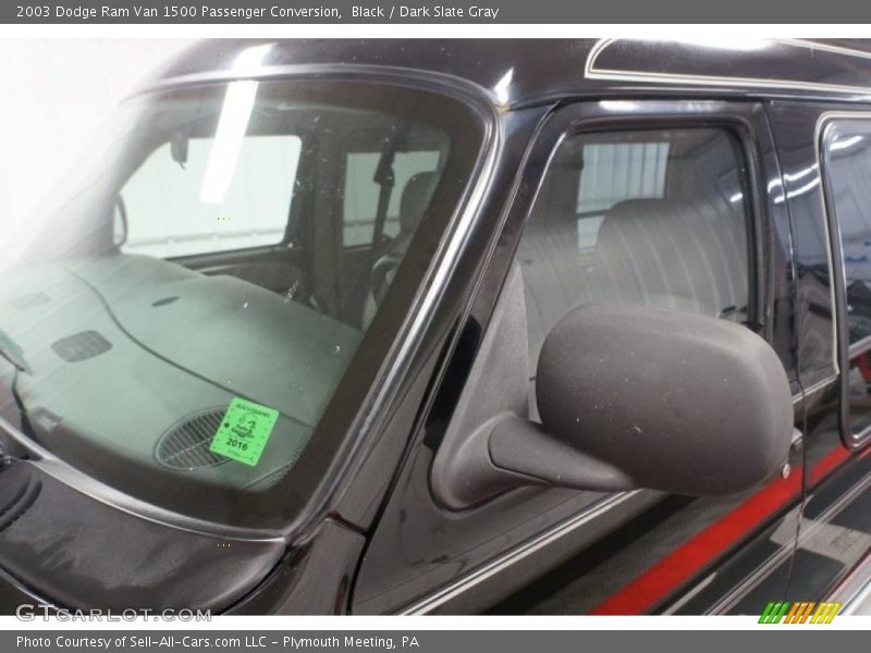 Black / Dark Slate Gray 2003 Dodge Ram Van 1500 Passenger Conversion