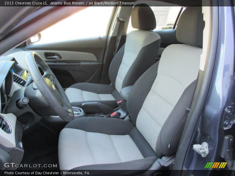 Atlantis Blue Metallic / Jet Black/Medium Titanium 2013 Chevrolet Cruze LS