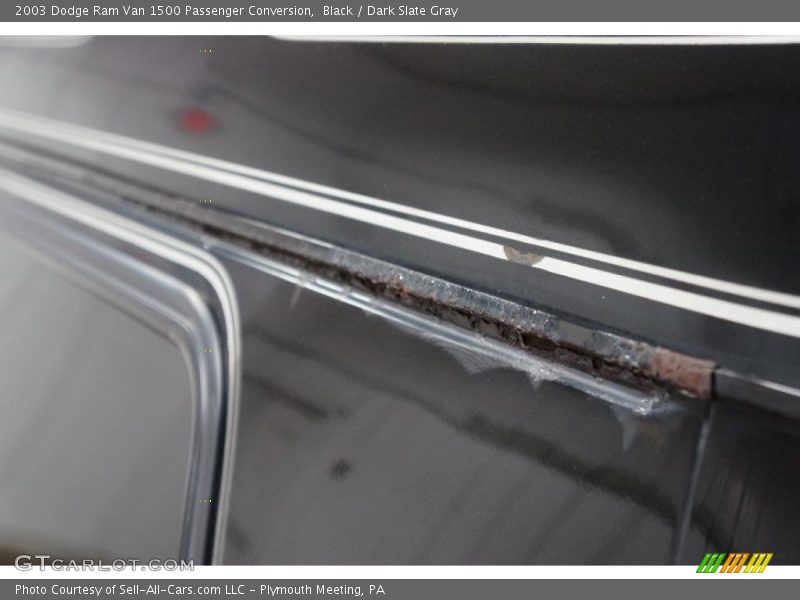 Black / Dark Slate Gray 2003 Dodge Ram Van 1500 Passenger Conversion