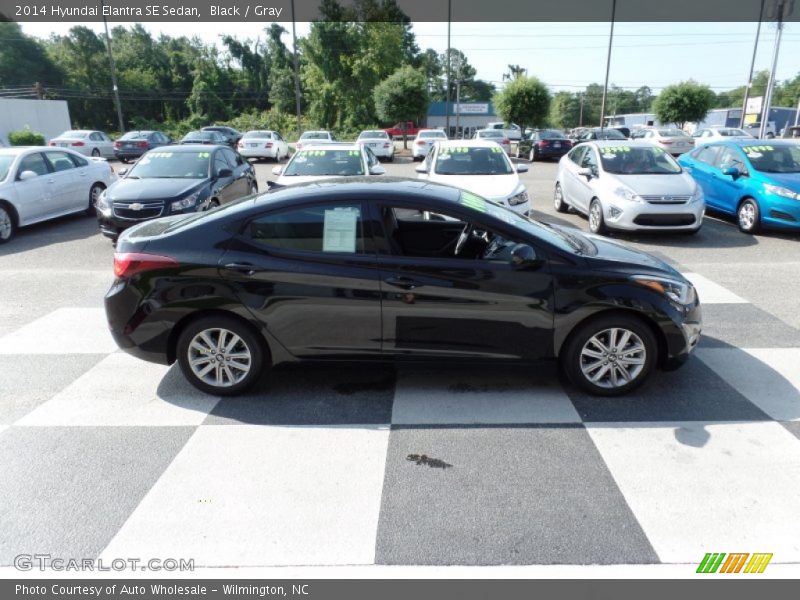 Black / Gray 2014 Hyundai Elantra SE Sedan